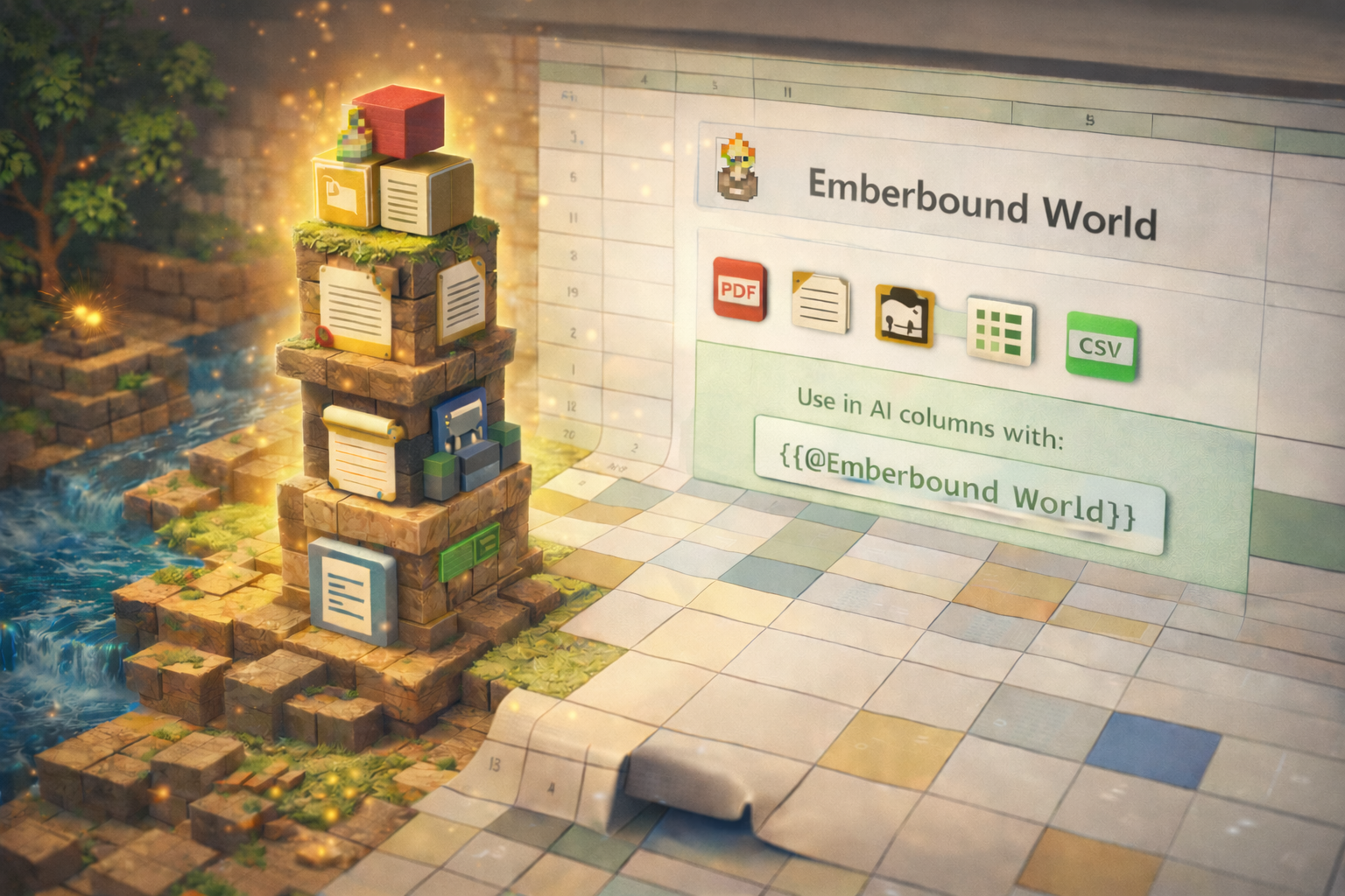 Context Bwocks interface